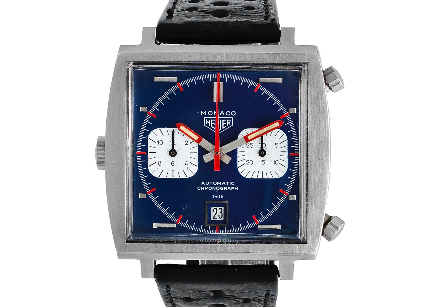 An early generation TAG Heuer Monaco, circa 1970. Image Courtesy of Bonhams
